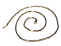 Collier Chimento Bamboo in Or jaune BAMBU QUADRO 50 CM OV